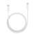 Weißes USB-C auf USB-C Kabel