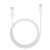 Weißes USB-C auf USB-C Kabel