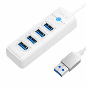 Orico PW4U-U3-015-WH-EP Biały 4-portowy hub USB 3.0 - Orico