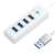 Orico 4-portový USB 3.0 Hub, biely, PW4U-U3-015-WH-EP