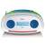 Lenco SCD-70 DAB+ CD-Player mit FM-Radio, grün und blau