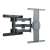 Gembird WM-80STR-01 Uchwyt ścienny do telewizora, pełny ruch, czarny, do ekranów 40-80 cali
