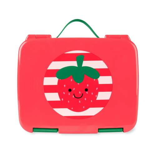 Skip Hop Spark Style Bento Műanyag uzsonnás ételtároló doboz, Eper, 2,5L - Skip Hop