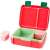 Skip Hop Spark Style Bento Lunch Box, Strawberry, 2.5L, open, showing compartments