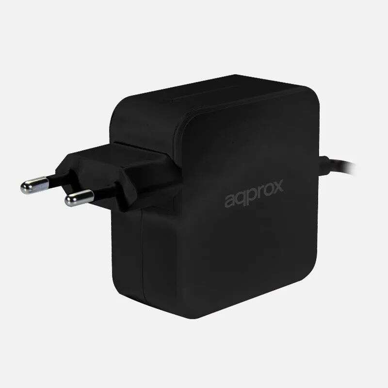 Approx Univerzális USB Type-C Notebook adapter 90W Fekete APPA90C