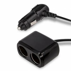 Setty TF-0029 autós szivargyújtó elosztó, 2-aljzatos adapter - Autós töltő