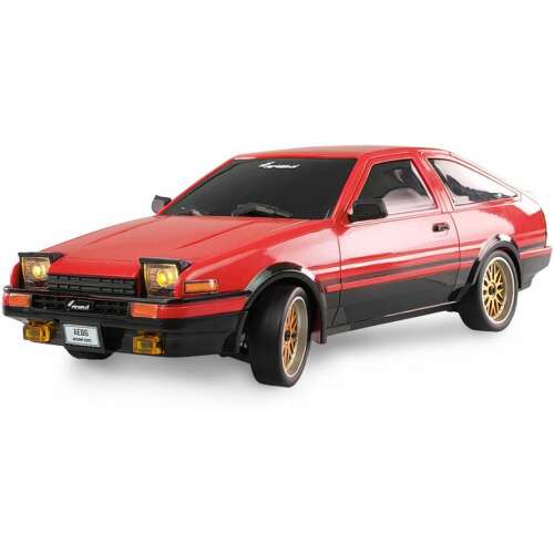 Amewi Toyota AE86 Hachiroku Sprinter Drift Racing RTR samochód zdalnie sterowany w skali 1:18 czerwony, widok z przodu