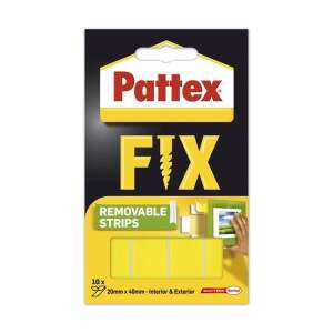 Pattex Fix сваляеми ленти, 10 броя, 20mm x 40mm, за вътрешна и външна употреба - Henkel