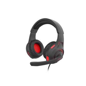 Genesis Radon 210 vezetékes gaming fejhallgató, fekete és piros - Natec