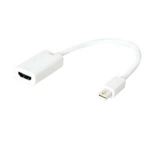 LogiLink Mini DisplayPort auf HDMI Adapter, Weiß, CV0036B - DisplayPort-Konverter