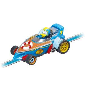 Carrera First Donald Duck samochód wyścigowy, niebieski, skala 1:50 - Carrera