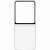 Прозрачен калъф Samsung Galaxy Z Flip 5 със затворен телефон