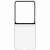 Прозрачен калъф Samsung Galaxy Z Flip 5 със затворен телефон