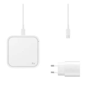 Samsung Wireless Charging Pad mit Netzteil, Weiß - Samsung Kabellose Ladegeräte