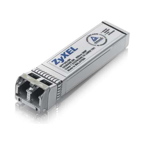ZyXEL SFP10G 10G SFP+ modul, 850nm, rövid hatótávolság, 300m, dupla LC csatlakozó