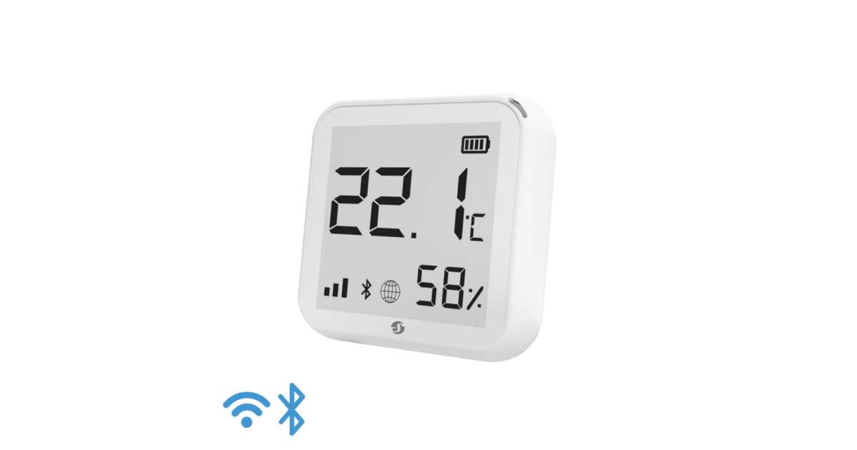 Shelly PLUS H&T WiFi + BT humidity and temperature sensor