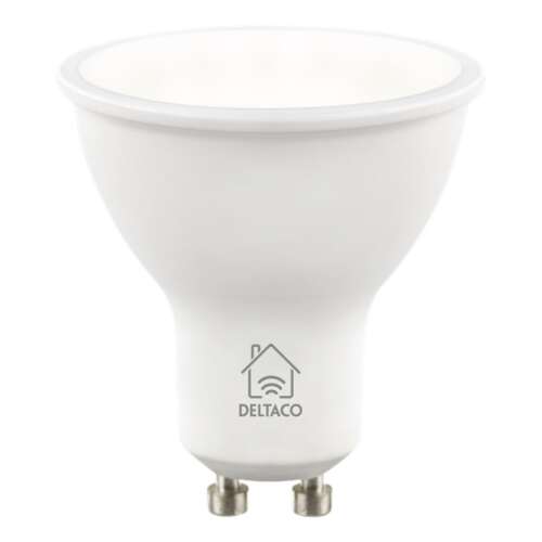 Deltaco Smart Home okos LED fényforrás GU10 4.5W 2700K-6500K (SH-LGU10CCTC)