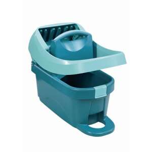 Leifheit Vedro na mopovanie - Zelená, zelená, plast, vedro, s vyžmýkavacím systémom, bočný pohľad - Vedro a miska pre domácnosť