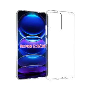 Xiaomi Redmi Note 12 5G klares Silikon Case, transparente Rückseite - Handyhüllen