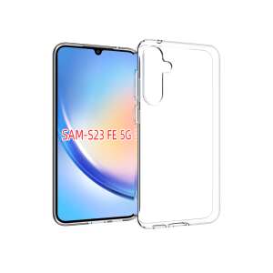 Samsung Galaxy S23 Plus durchsichtige Silikonhülle, 3/4 Ansicht - Cellect