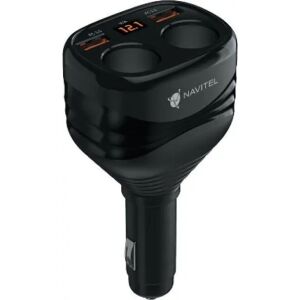 Ładowarka samochodowa Navitel USP55 Pro z 2 portami USB i 2 gniazdami zapalniczki - Navitel