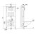 Set rezervor WC montat pe perete Roya Delos WH 21W 74312981