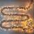 800 LED BOA-Lichterkette, Outdoor-Indoor-Netzwerk, mit 8 Leuchtmodi, warmweiße und gelbe LEDs, 16 m 74314323