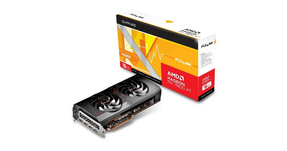 Sapphire AMD RX 7800 XT 16GB GDDR6 - PULSE RX 7800 XT GAMING 