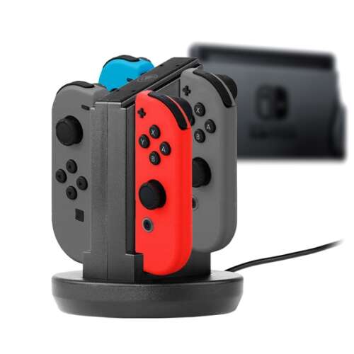 Snakebyte FOUR:CHARGE Nintendo Switch Joy-Con Charging Station with Controllers