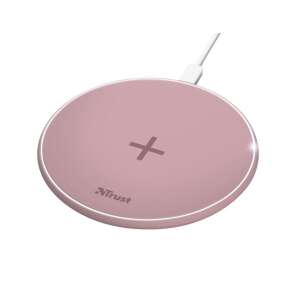 Trust Qylo Fast QI 7.5/10W vezeték nélküli töltő, rózsaszín - Trust