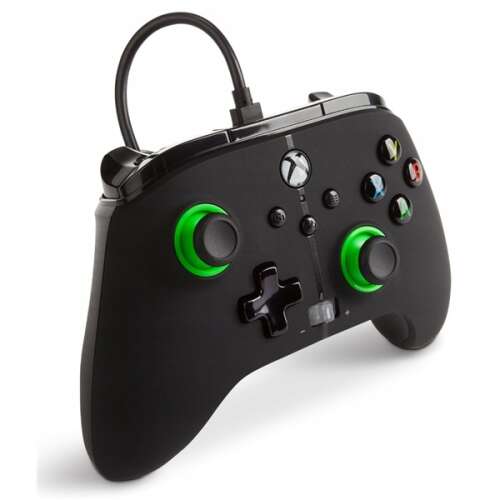 PowerA EnWired Xbox Series X|S / Xbox One vezetékes fekete-zöld kontroller