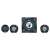Genius SW-G2.1 1000 EU 2.1 black gamer speaker system, front view