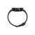 Side view of Samsung Galaxy Watch 6 Classic 43mm smartwatch in black with black leather strap