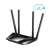 Cudy LT400 4G LTE Wi-Fi router, fekete, ferde nézet