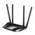 Cudy LT400 4G LTE Wi-Fi router, fekete, ferde nézet