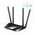 Cudy LT400 4G LTE Wi-Fi router, fekete, ferde nézet