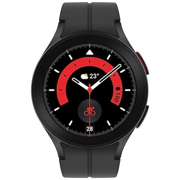 Samsung galaxy watch5 pro oled 45 mm érintőképernyős 4g titán wi-...