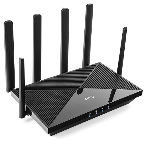 Cudy LT12 4G LTE Gigabit Wi-Fi Router, pohľad z uhla