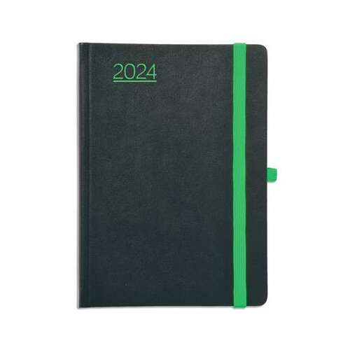 TOPTIMER 2024 "Nero" black and green designer calendar