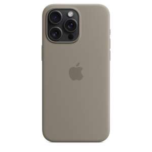 Apple iPhone 15 Pro Max Carcasă din silicon cu MagSafe - Argilă 74334506 Huse telefon