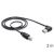 Delock 83375 2m USB 2.0 A-B kábel hajlított csatlakozóval