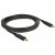 Cablu de date, DeLock, USB 3.1 Gen 1 (5 Gbps) de tip C la tip C, 2m, Negru (Delock 83668) (83668) 74335712