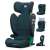 Kinderkraft Junior Fix 2 car seat in blue color, collage of different angles