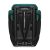 KinderKraft COMFORT UP i-Size tamnozelena autosjedalica, pogled straga, ISOFIX