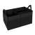 Xtrobb black car trunk organizer, folded, front view