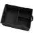 Empty Xtrobb black car trunk organizer with compartments, angled top view