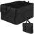 Xtrobb black car trunk organizer with compartments and carrying handles, folded version shown