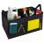 Xtrobb black car trunk organizer with multiple compartments and pockets, filled with various items