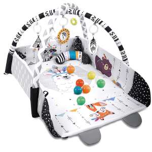 Pepita 3in1 Spielmatte mit Spielbrücke und Kissen - Tiere 93450889 Babyzimmer