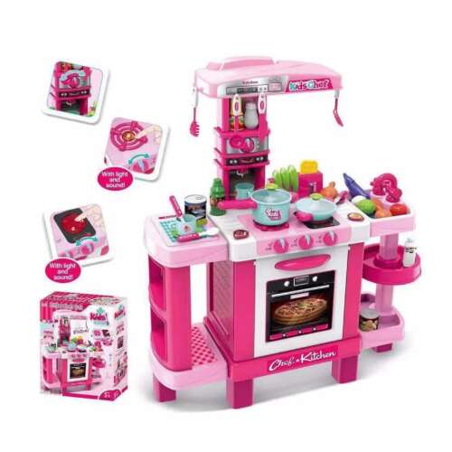 Bucătărie de jucărie Pepita cu efecte sonore și luminoase #pink